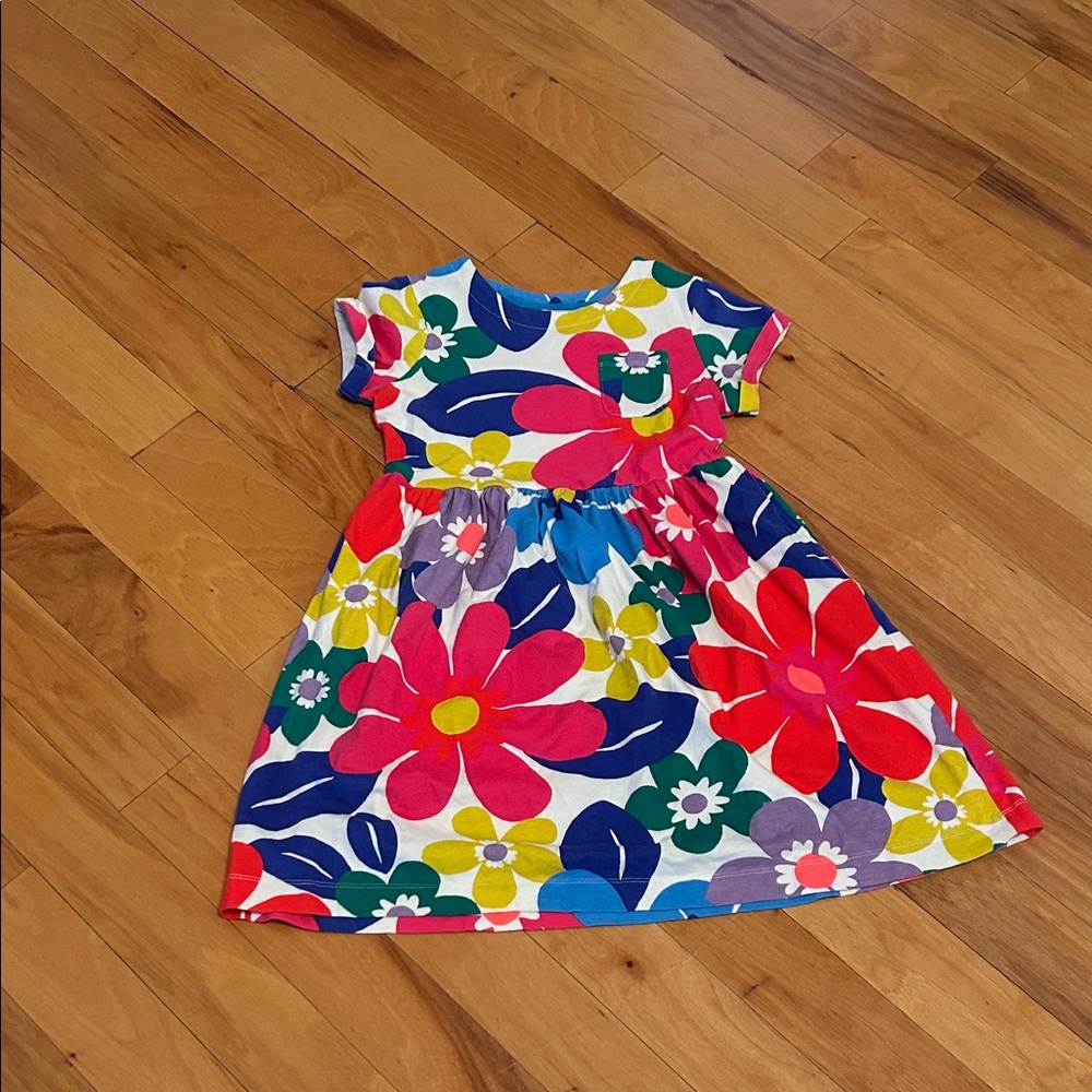 Mini Boden Bright Floral Kids Dress